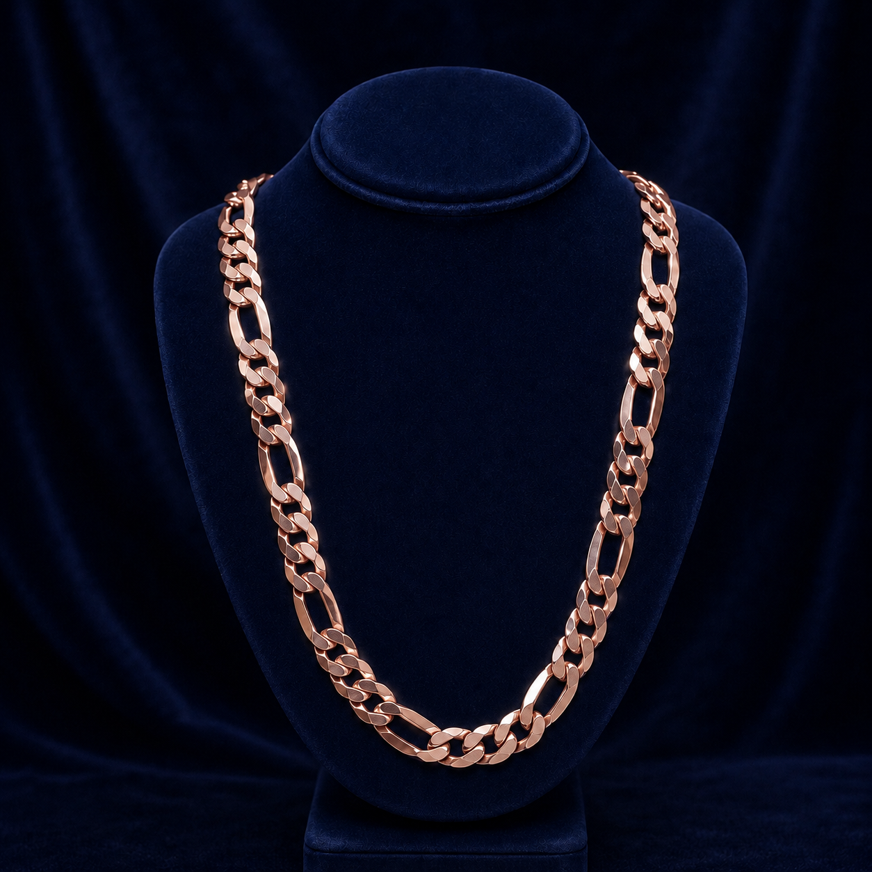 15mm Solid Figaro Chain By Spade Jewelers