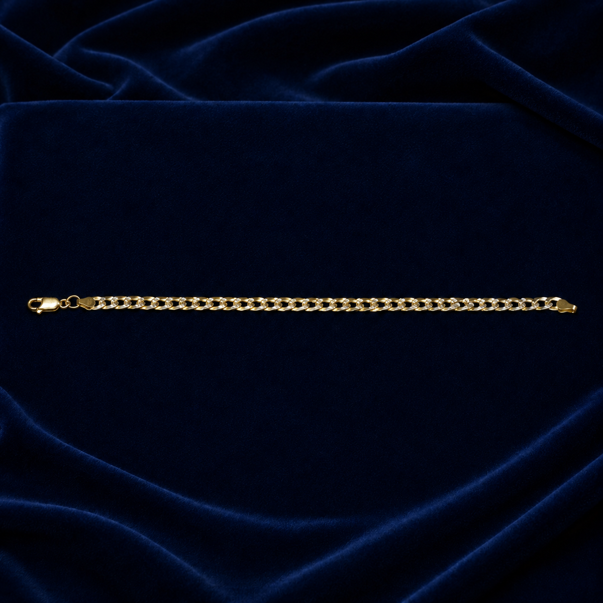 4mm Cuban Link Bracelet – Diamond-Cut Pattern by Spade Jewelers