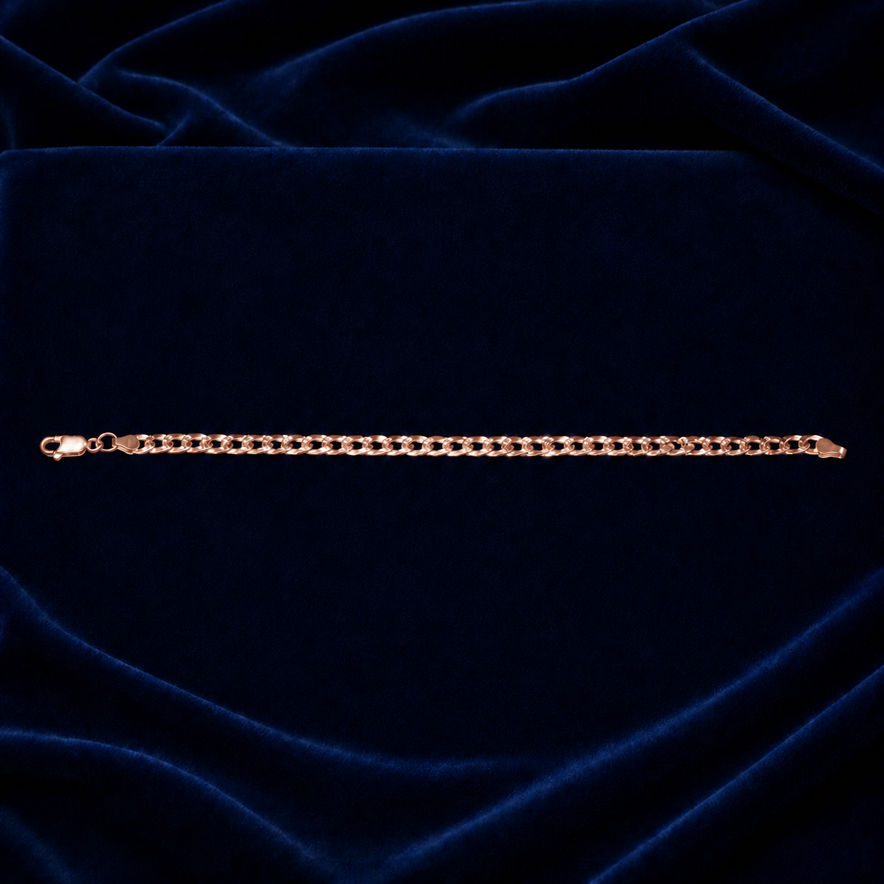 4mm Cuban Link Bracelet – Diamond-Cut Pattern by Spade Jewelers