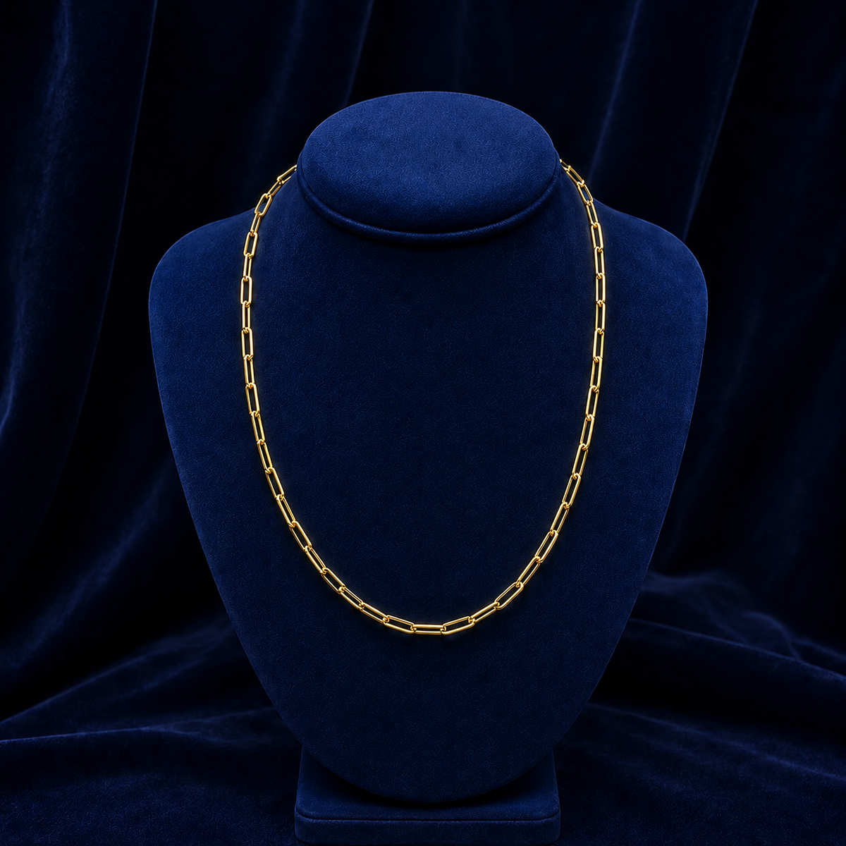 Elongated Box Link Chain Necklace by Spade Jewelers