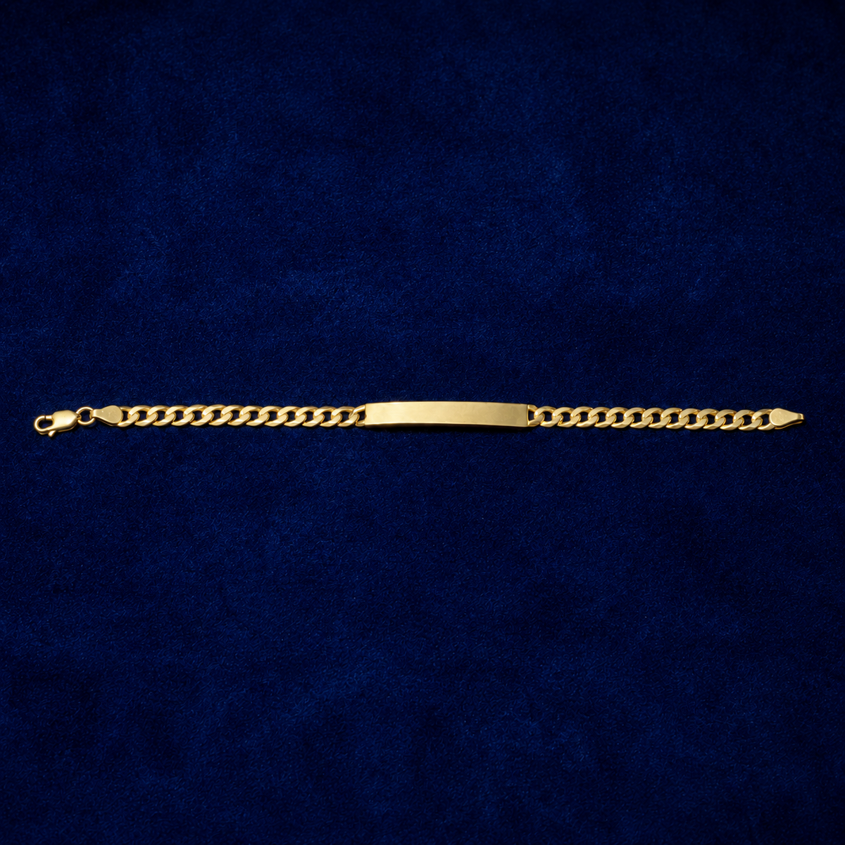 Slim Cuban Link ID Bracelet