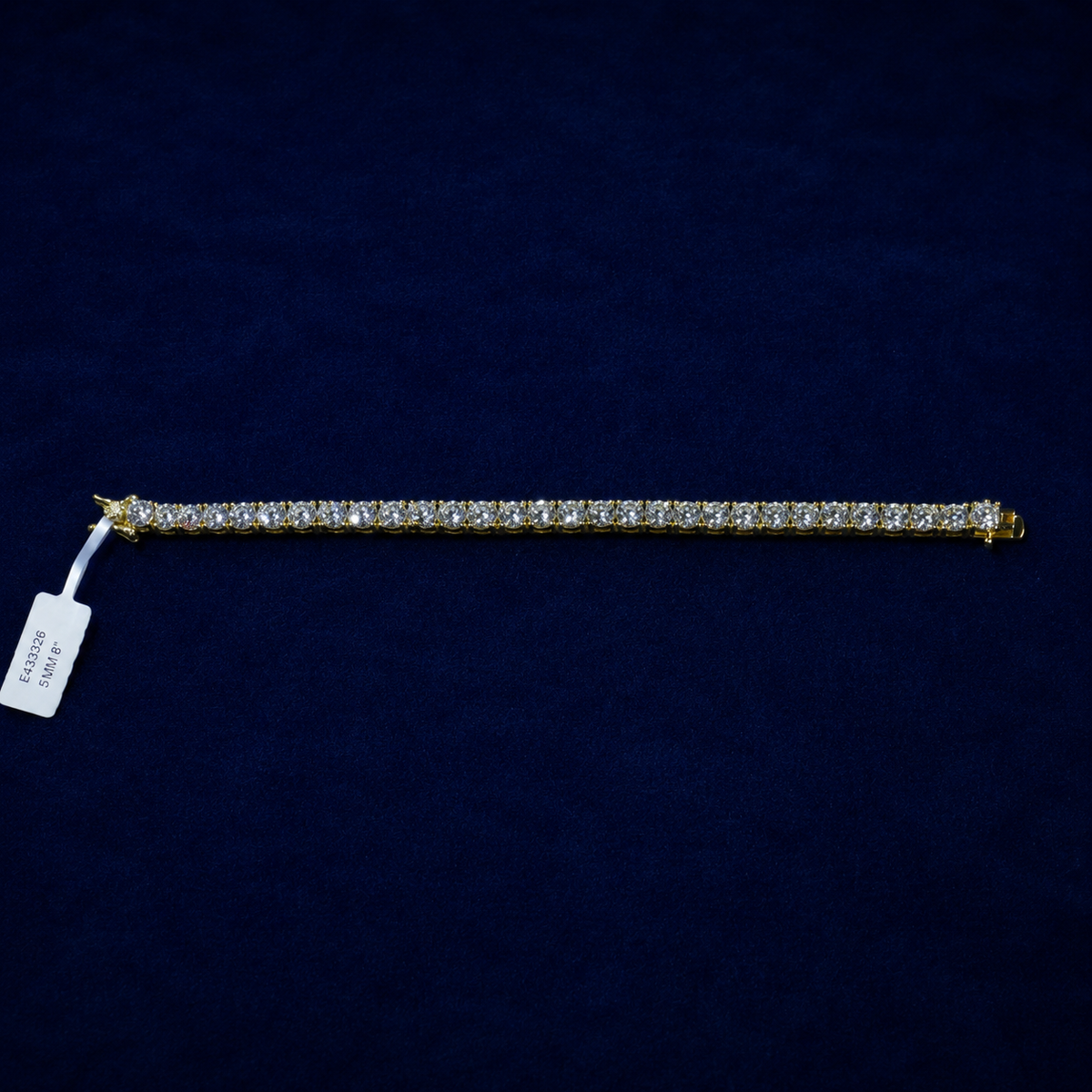 4mm Gold Tennis Bracelet by Spade Jewelers