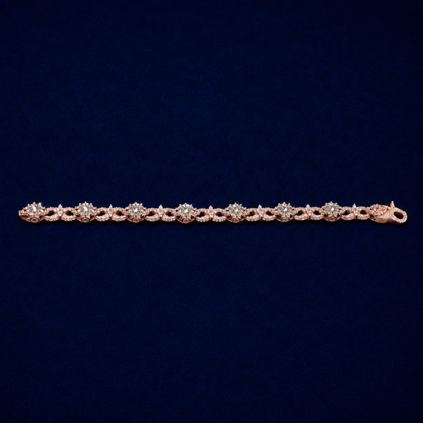 Infinity Link Barbed Wire Solitaire Bracelet by Spade Jewelers