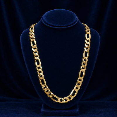 15mm Solid Figaro Chain By Spade Jewelers