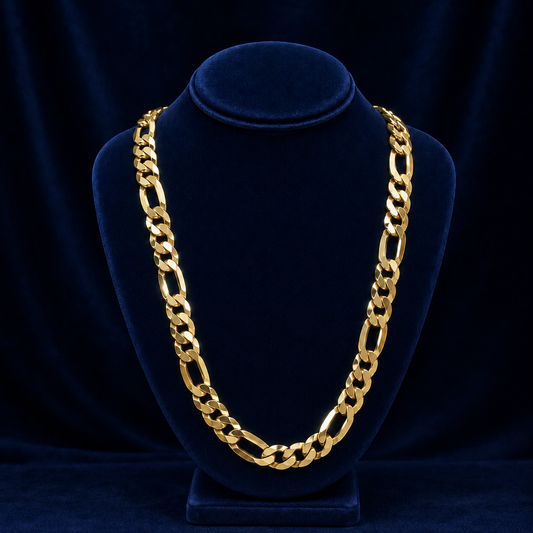 15mm Solid Figaro Chain By Spade Jewelers
