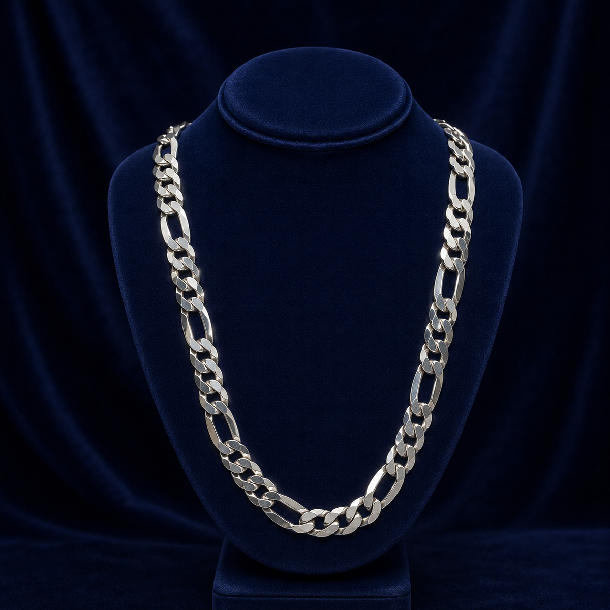 15mm Solid Figaro Chain By Spade Jewelers