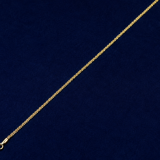 1mm Cactus Anklet  By Spade Jewelers