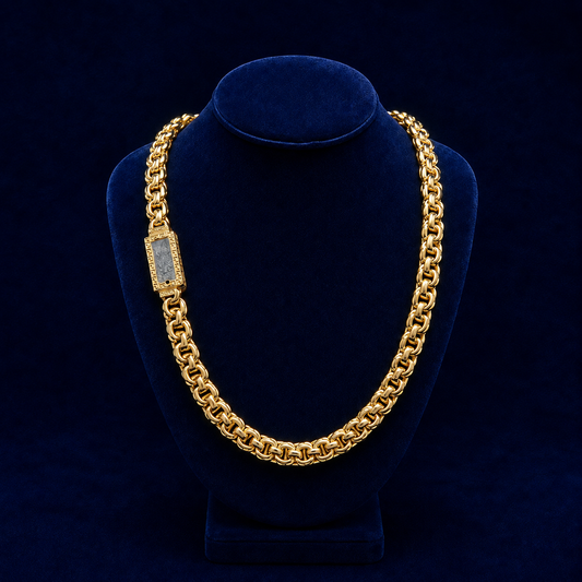 12mm Chino Link Chain – Solid (Gold or Silver) By Spade Jewelers
