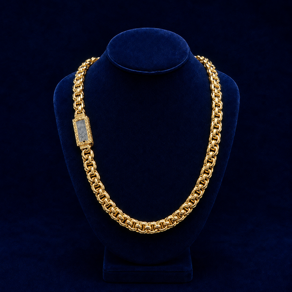 12mm Chino Link Chain – Solid (Gold or Silver) By Spade Jewelers