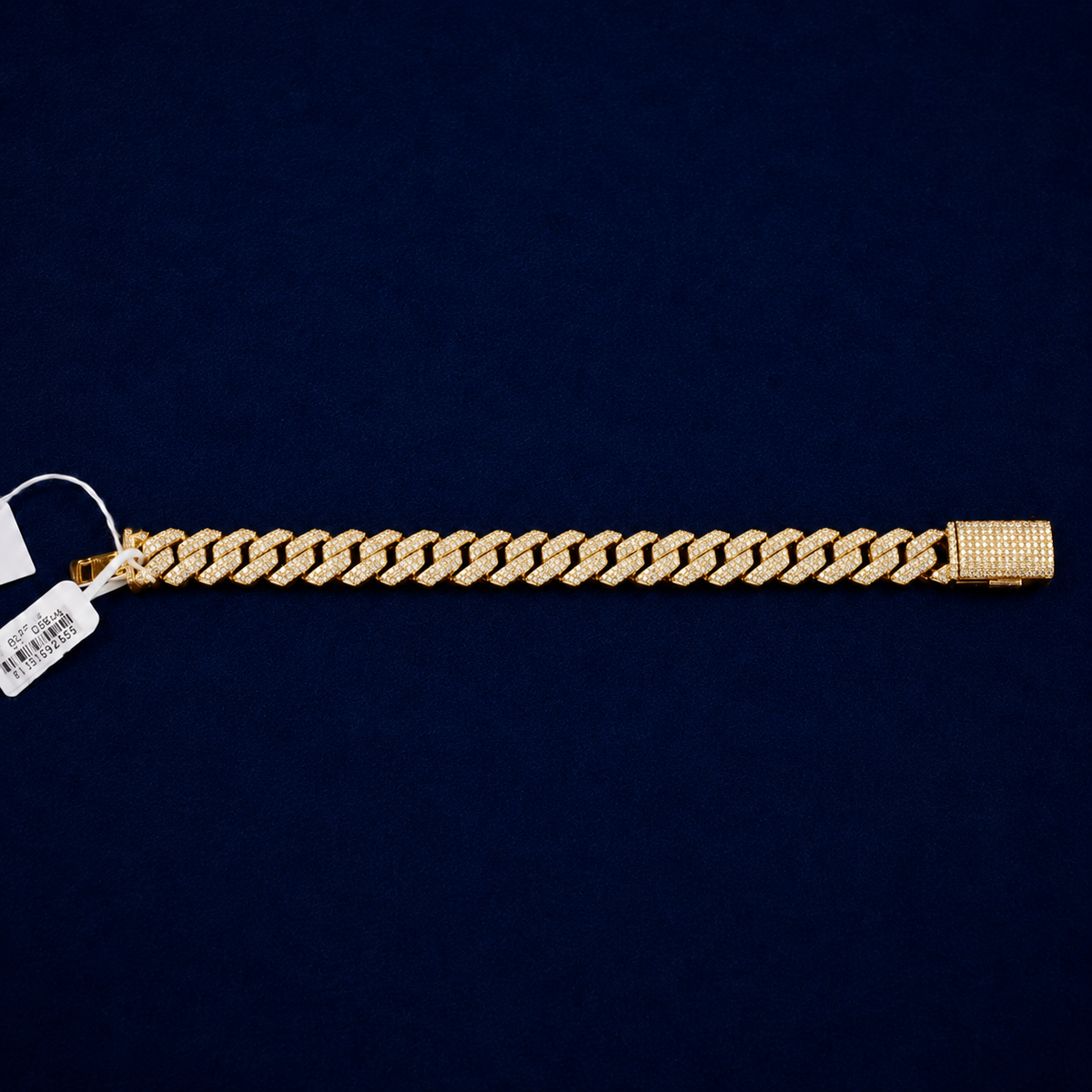 8mm Iced Cuban Link Bracelet by Spade Jewelers