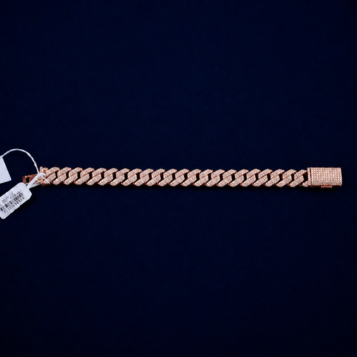8mm Iced Cuban Link Bracelet by Spade Jewelers