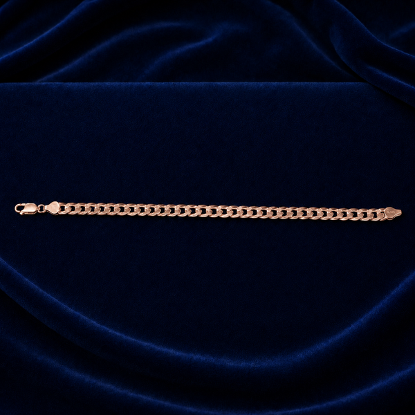 8mm Cuban Link Bracelet – Diamond-Cut Pattern by Spade Jewelers