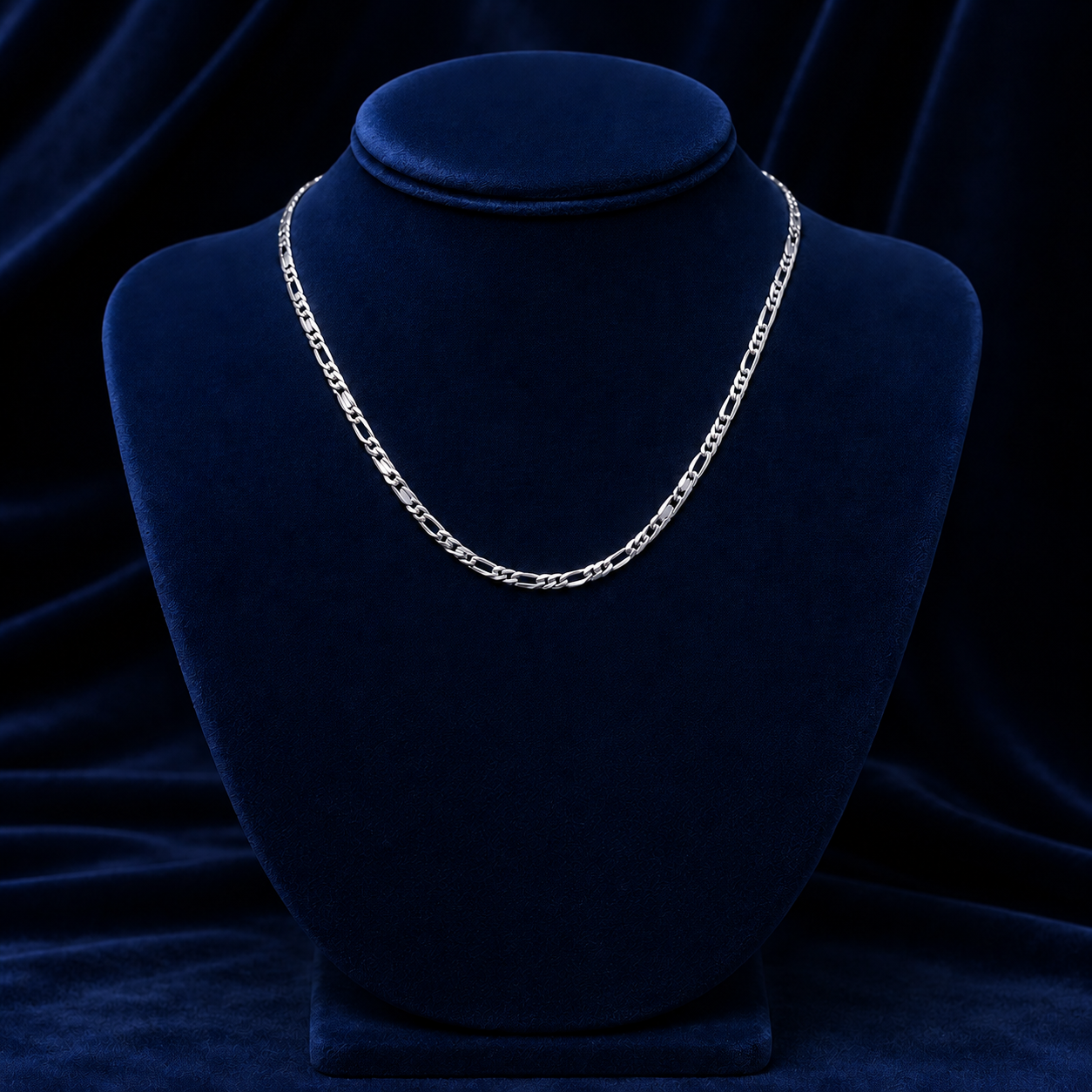 3mm Figaro Chain – 16 in by Spade Jewelers