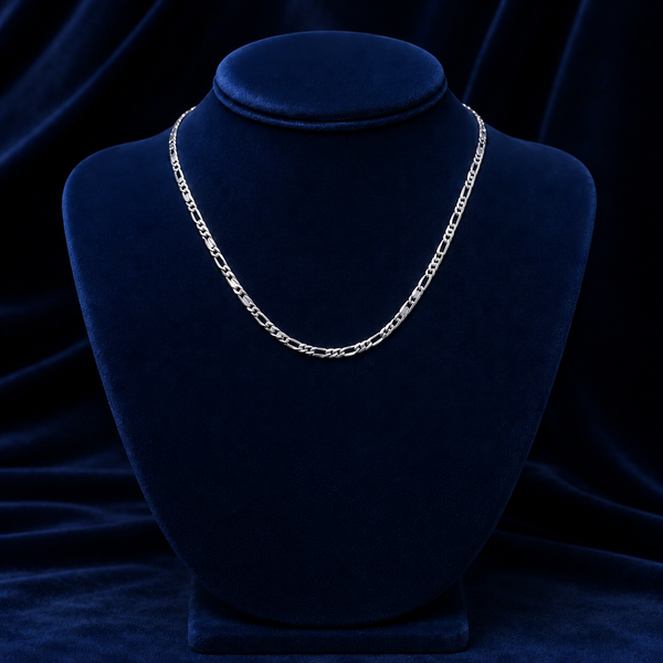 3mm Figaro Chain – 16 in by Spade Jewelers