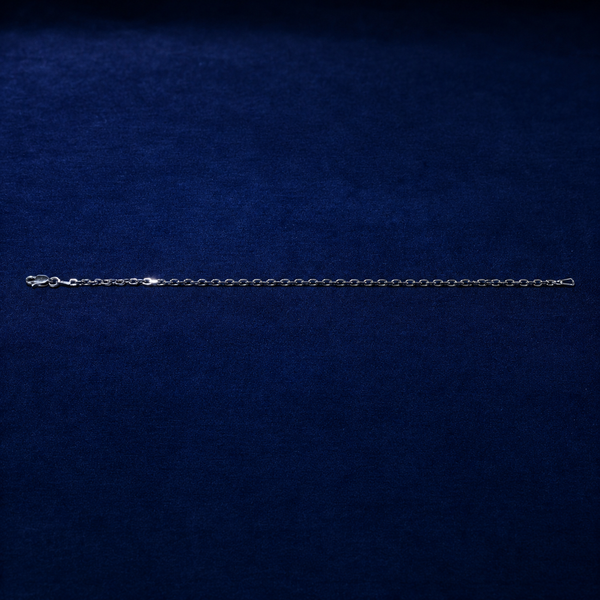 Rhodium Hermes Link Bracelet by Spade Jewelers