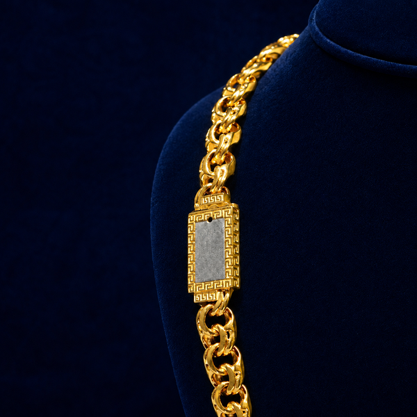 18mm Chino Link Chain – Solid (Gold or Silver) By Shaped Jewelers