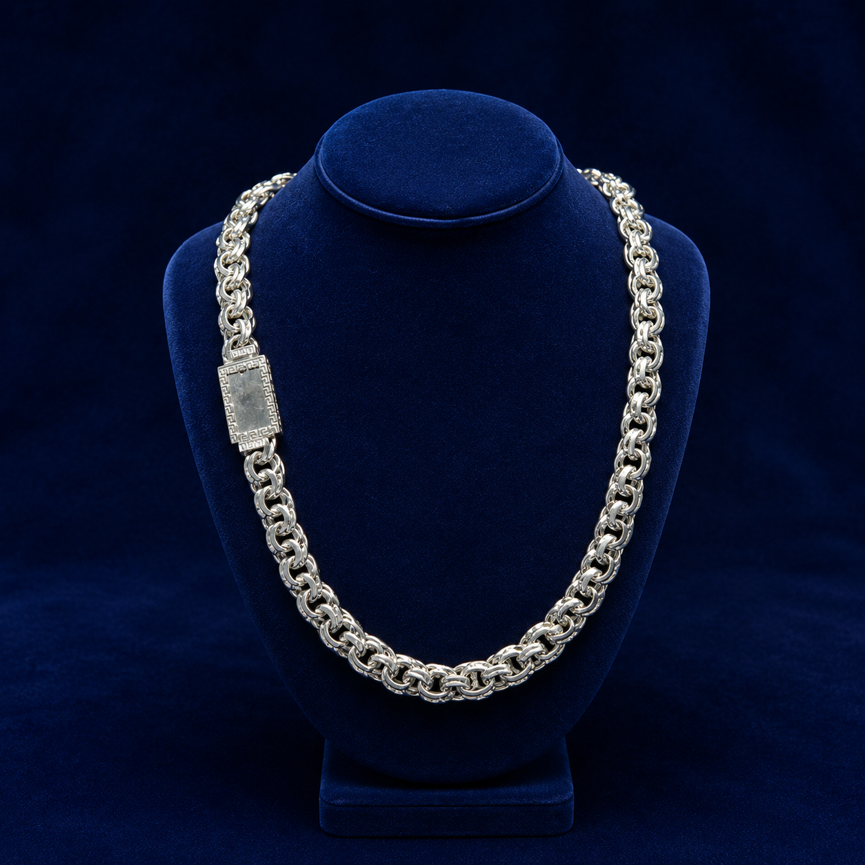 18mm Chino Link Chain – Solid (Gold or Silver) By Shaped Jewelers
