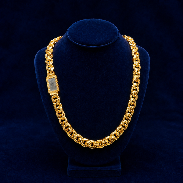 18mm Chino Link Chain – Solid (Gold or Silver) By Shaped Jewelers