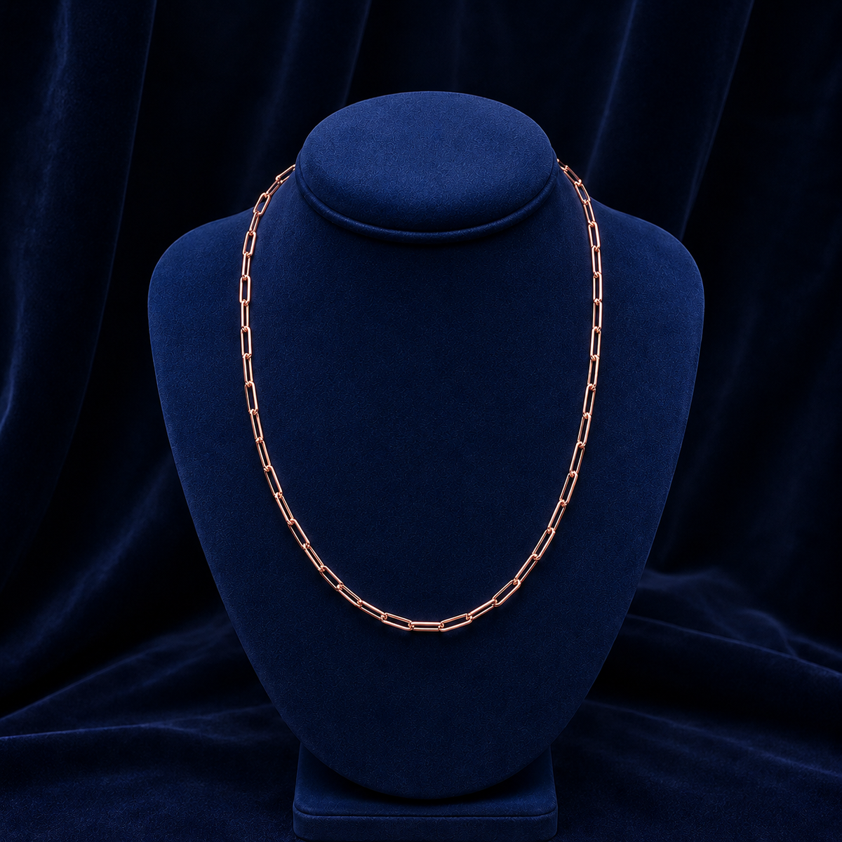 Elongated Box Link Chain Necklace by Spade Jewelers