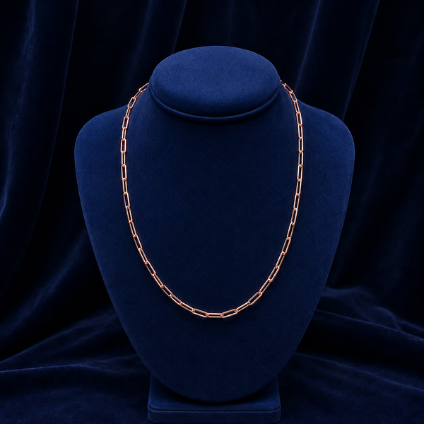 Elongated Box Link Chain Necklace by Spade Jewelers