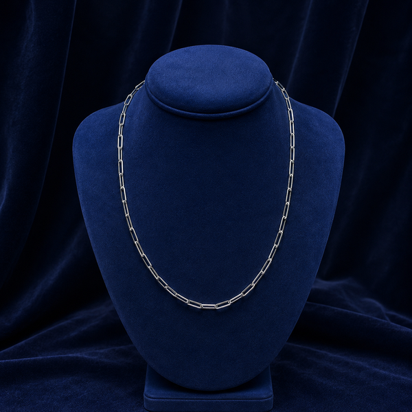 Elongated Box Link Chain Necklace by Spade Jewelers