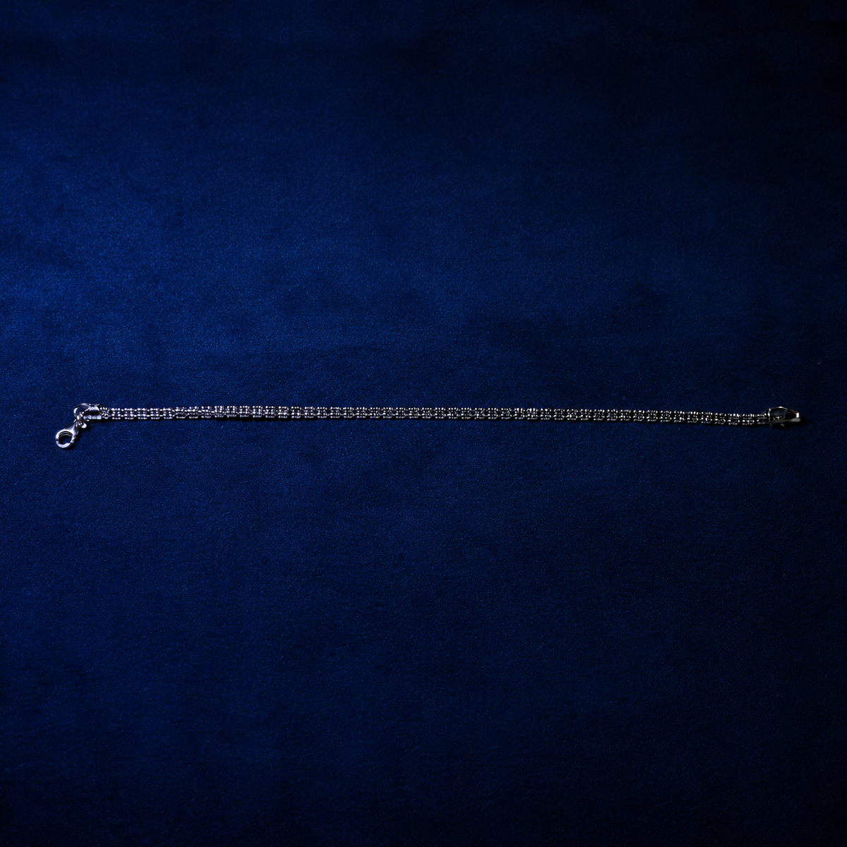 2mm Rhodium Ice Chain Bracelet by Spade Jewelers