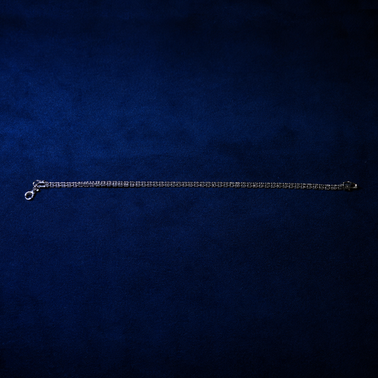2mm Rhodium Ice Chain Bracelet by Spade Jewelers