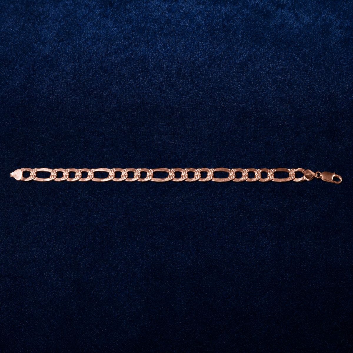 6mm Figaro Diamond-Cut Bracelet by Spade Jewelers