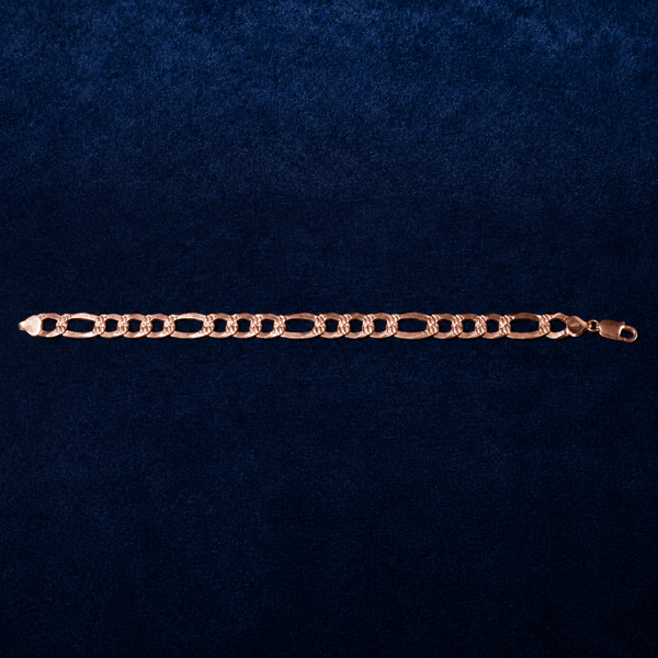 6mm Figaro Diamond-Cut Bracelet by Spade Jewelers