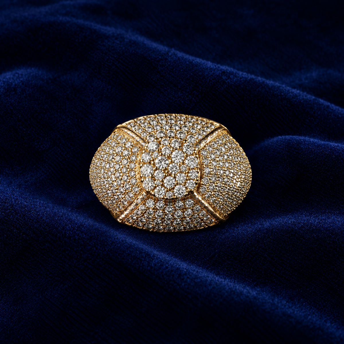 VVS Moissanite Dome Ring by Spade Jewelers