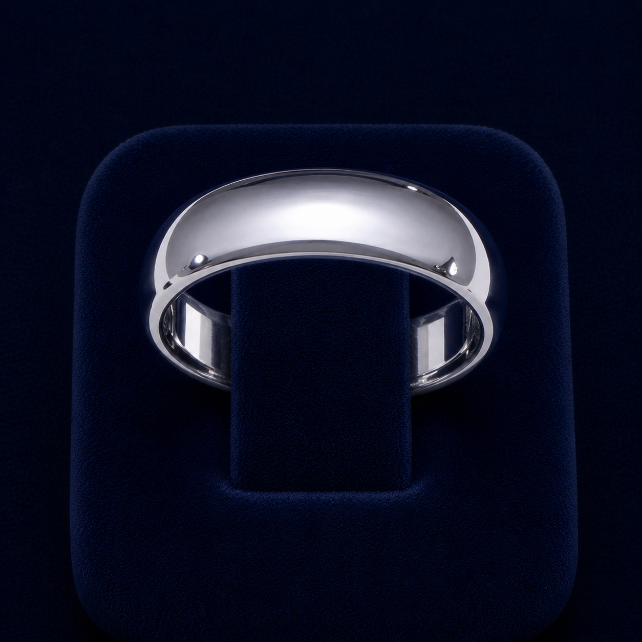 High-Polish Dome Band Ring