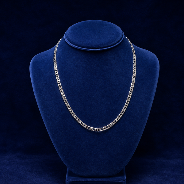 5mm Mariner Link Chain – Diamond-Cut Pattern by Spade Jewelers