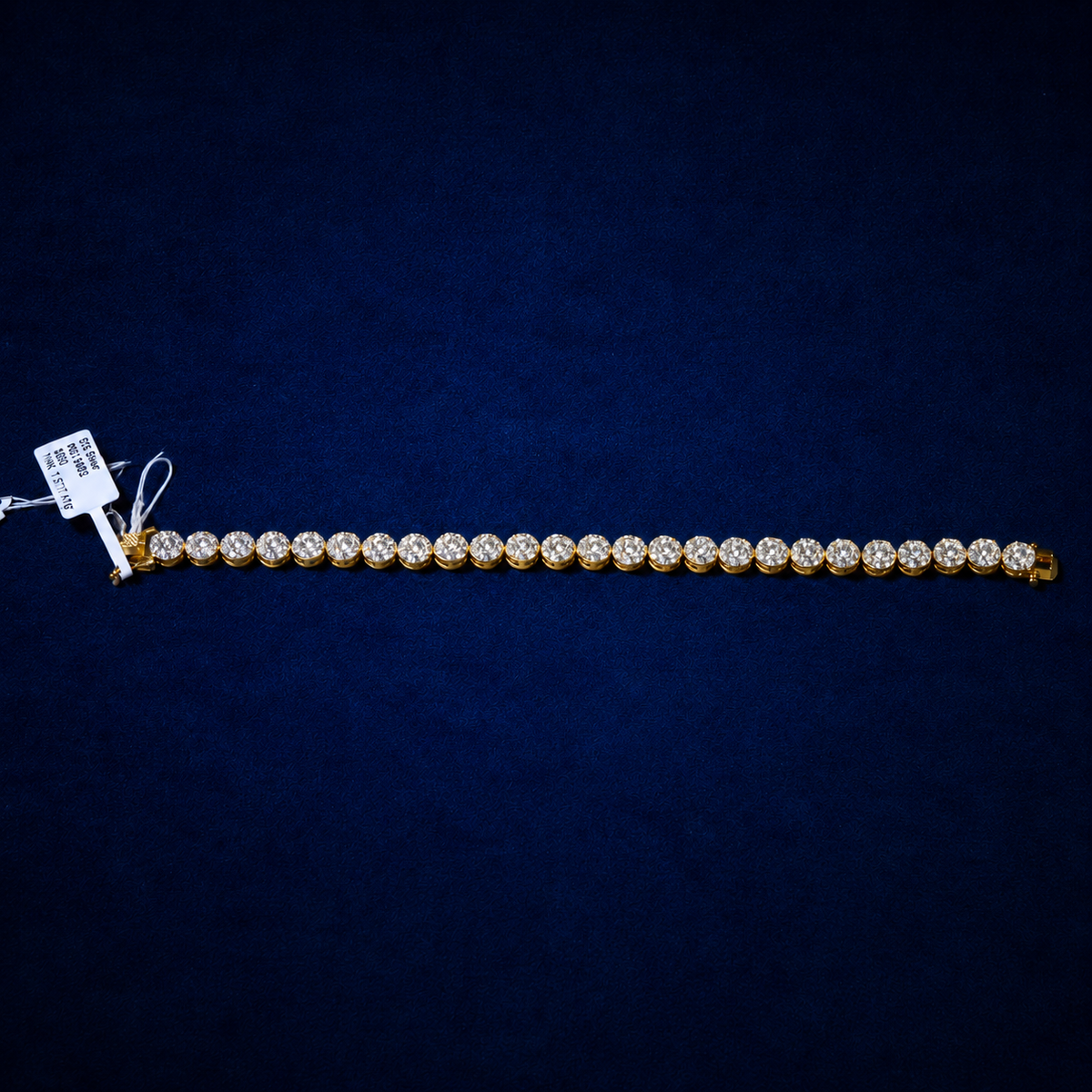 Circle Cluster VVS Moissanite Bracelet by Spade Jewelers