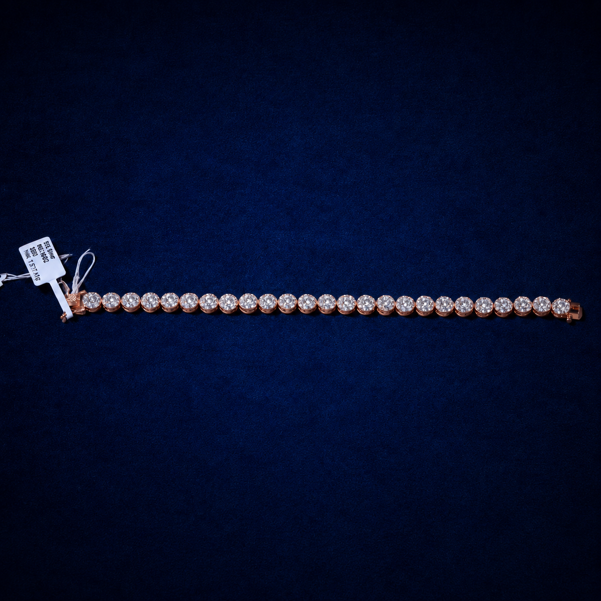Circle Cluster VVS Moissanite Bracelet by Spade Jewelers