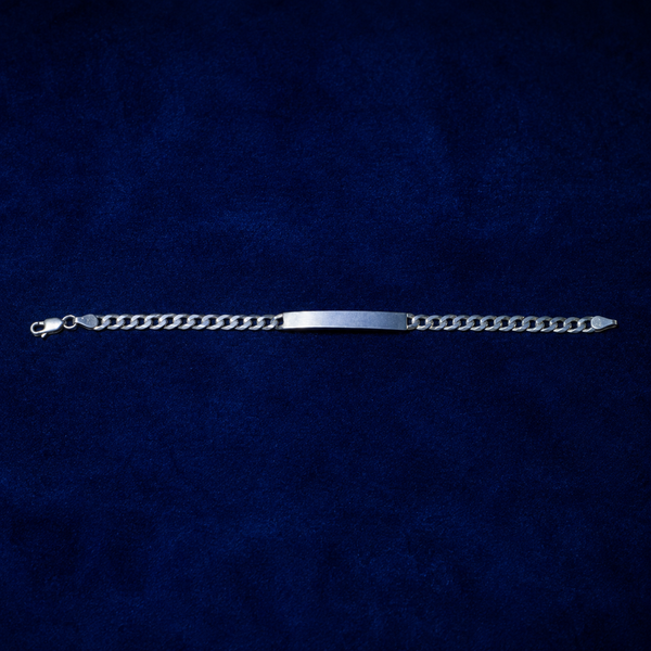 Slim Cuban Link ID Bracelet