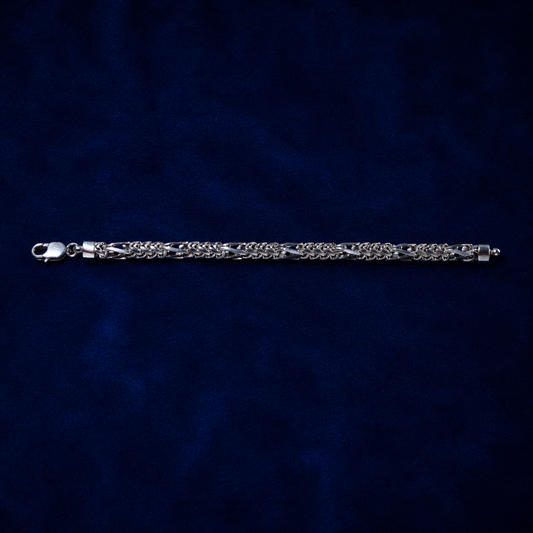 Figaro-Franco Mix Bracelet by Spade Jewelers
