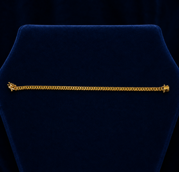 2mm Miami Cuban Bracelet By Shaped Jewelers