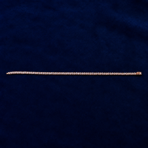 3mm White Tennis Bracelet by Spade Jewelers