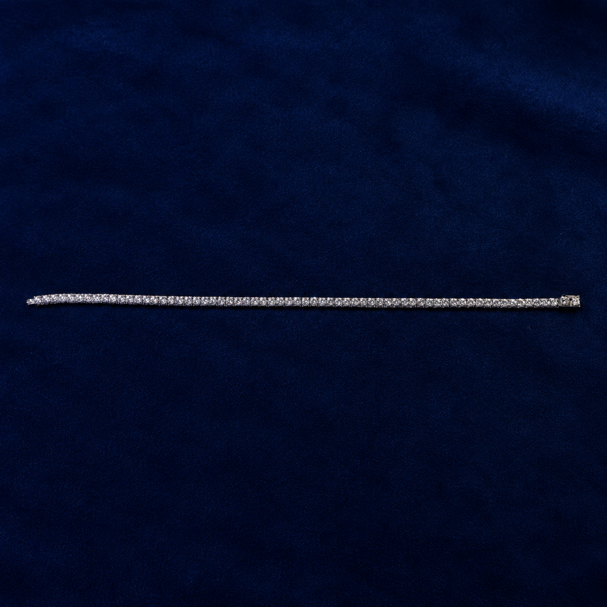3mm White Tennis Bracelet by Spade Jewelers