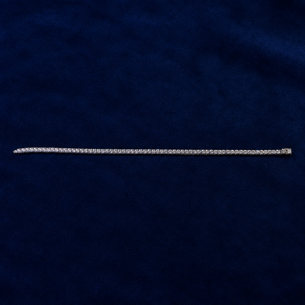 3mm White Tennis Bracelet by Spade Jewelers
