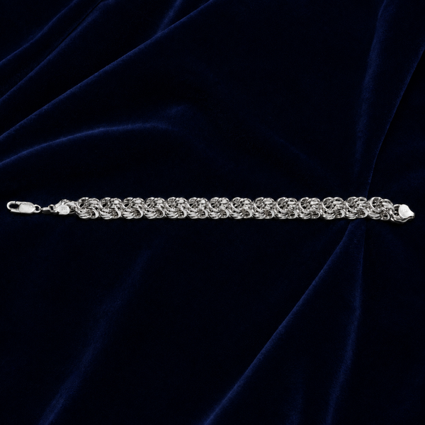 10mm Chino Byzantine Bracelet  By Shaped Jewelers
