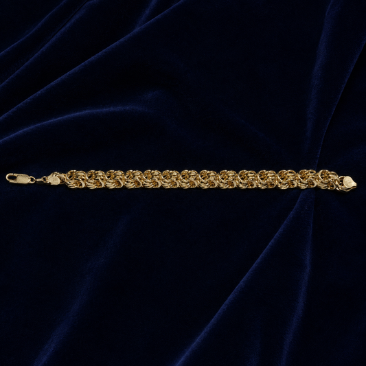 10mm Chino Byzantine Bracelet  By Shaped Jewelers