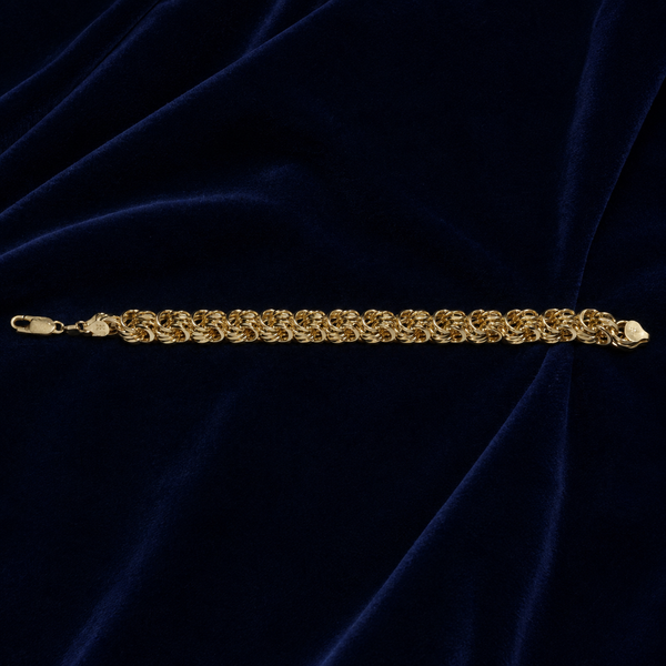10mm Chino Byzantine Bracelet  By Shaped Jewelers