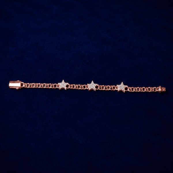 Chino Link Three-Star Bracelet