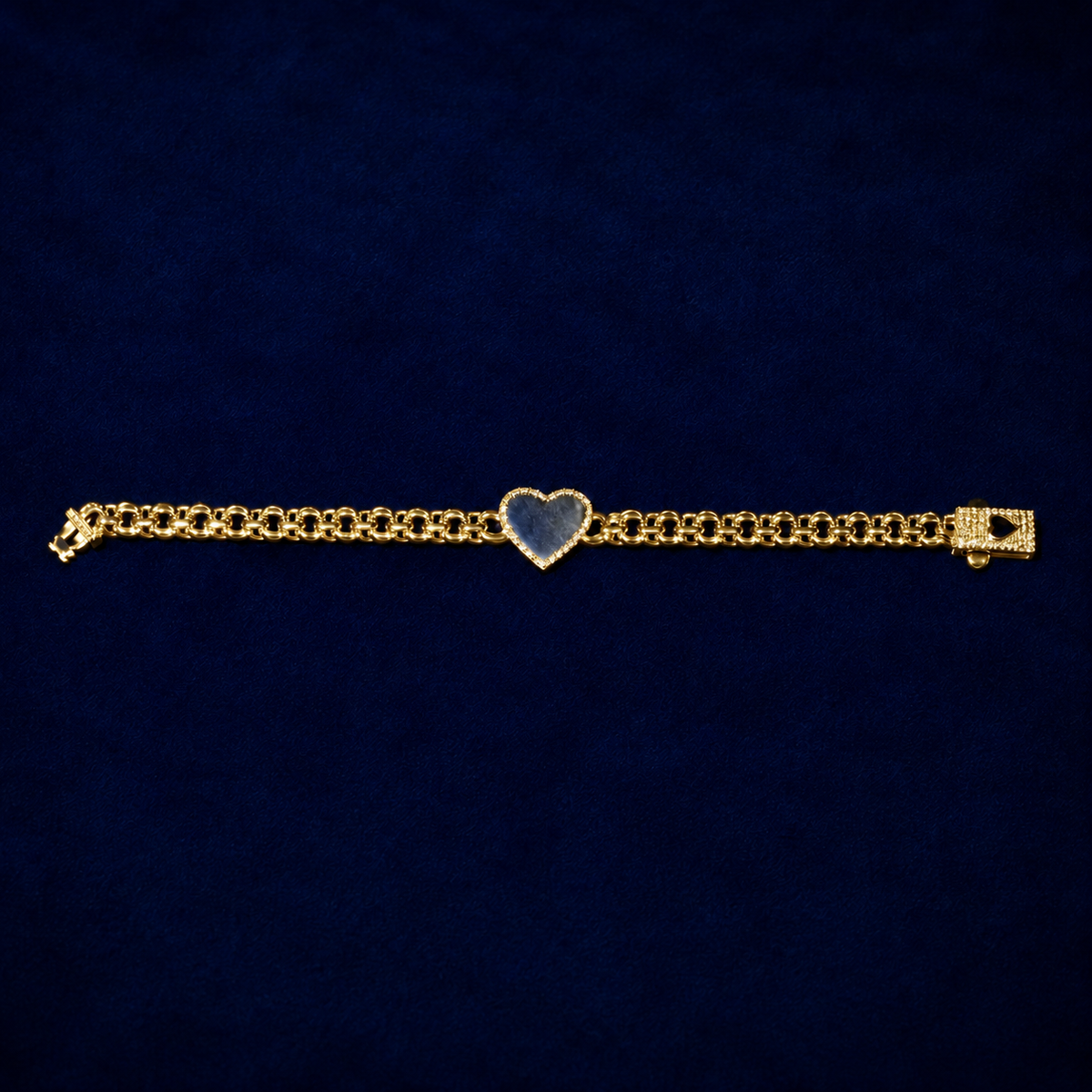 Chino Link Heart Bracelet by Spade Jewelers