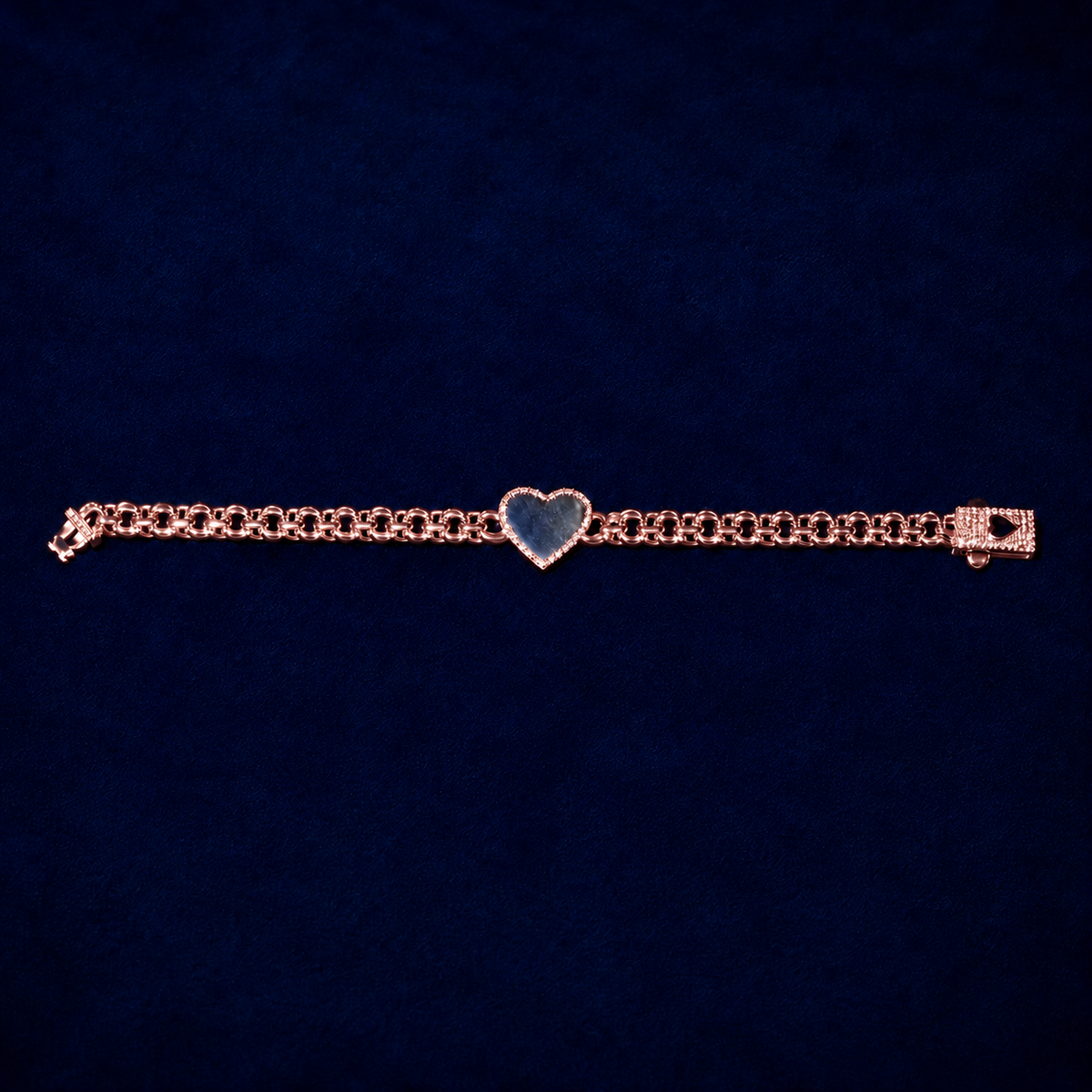 Chino Link Heart Bracelet by Spade Jewelers