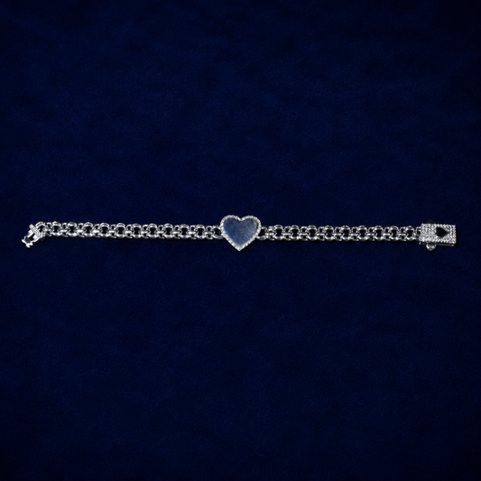 Chino Link Heart Bracelet by Spade Jewelers