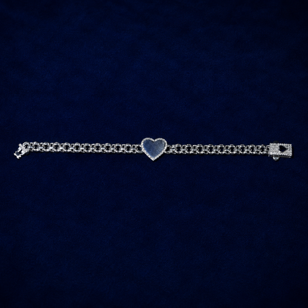 Chino Link Heart Bracelet by Spade Jewelers