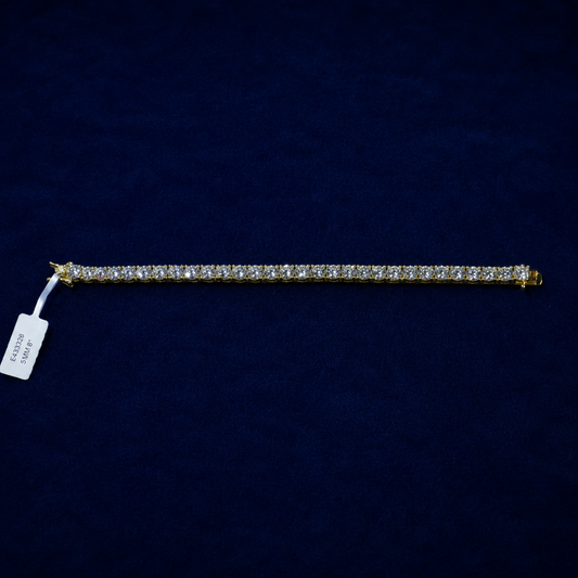 4mm Gold Tennis Bracelet by Spade Jewelers