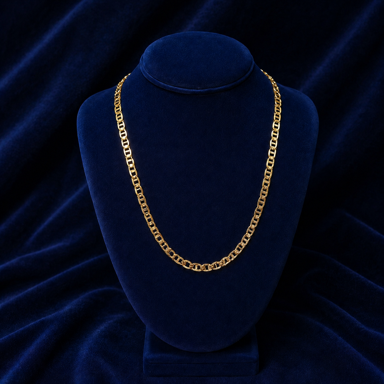 5mm Mariner Link Chain – Diamond-Cut Design Type 2 by Spade Jewelers